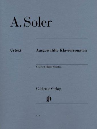 Slika SOLER:SELECTED PIANO SONATAS