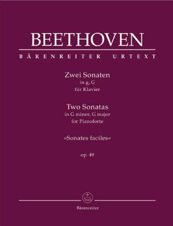 Slika BEETHOVEN:TWO SONATAS OP.49 IN G MINOR & G MAJOR