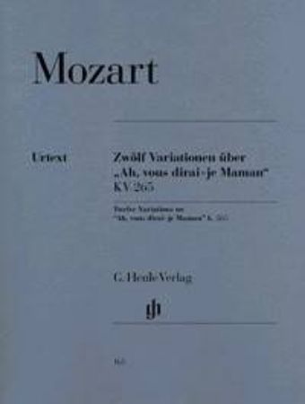 Slika MOZART:TWELVE VARIATIONS KV 265 "AH,VOUS DIRAI-JE MAMAN"