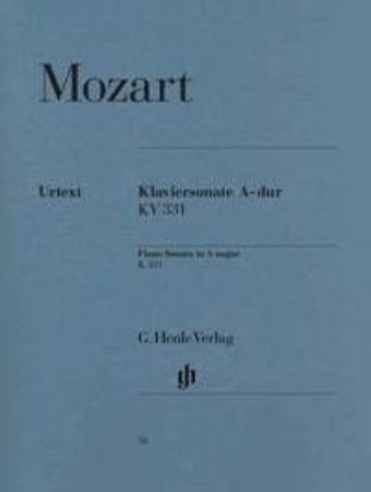 Slika MOZART:KLAVIERSONATE A-DUR KV 331