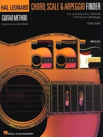 Slika CHORD,SCALE & ARPEGGIO FINDER GUITAR METHOD 3 BOOKS IN ONE