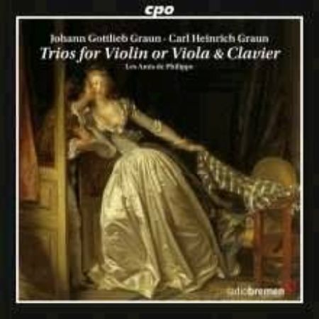 Slika GRAUN:TRIOS FOR VIOLIN/VIOLA & CLAVIER