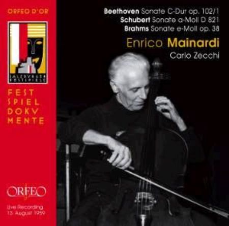 Slika BEETHOVEN,SCHUBERT:SONATE CELLO/MAINARDI