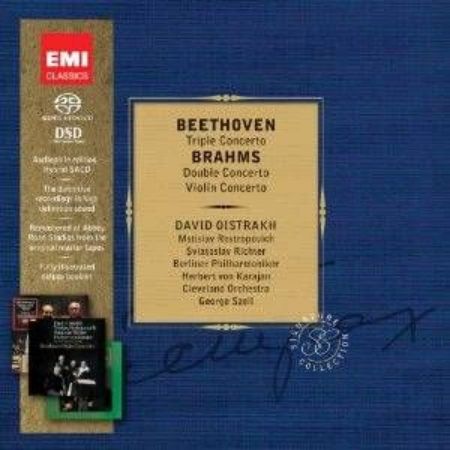 BEETHOVEN:TRIPPLE CONCERTO/BRAHMS:DOUBLE CONCERTO