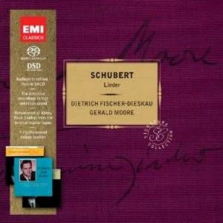 Slika SCHUBERT:LIEDER, FISCHER-DIESKAU, MOORE