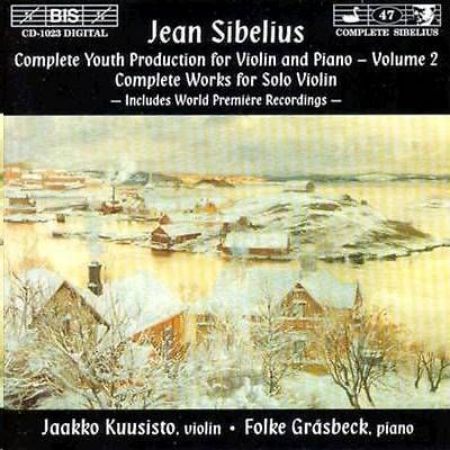 Slika SIBELIUS:COMPLETE YOUTH PRODUCTION FOR VIOLIN AND PIANO VOL.2