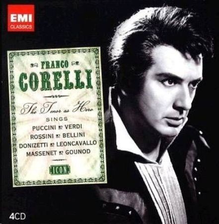 Slika FRANCO CORELLI THE TENOR AS HERO 4CD