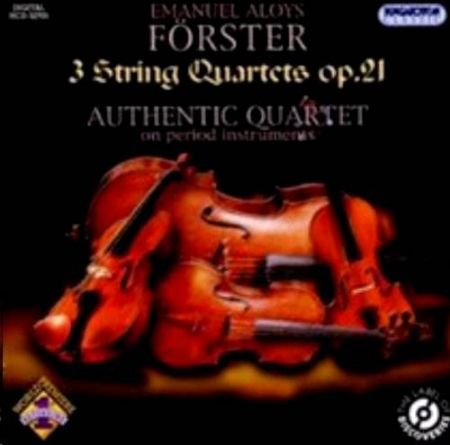 Slika FORSTER:3 STRING QUARTETS OP.21