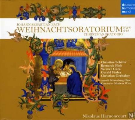 Slika BACH J.S.:WEIHNACHTSORATORIUM/HARNONCOURT/BERNARDA FINK 2CD