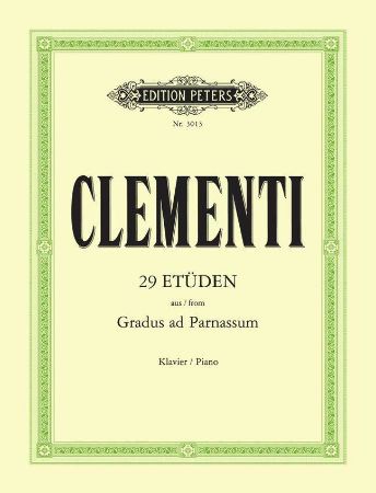 Slika CLEMENTI:29 ETUDEN FROM GRADUS AD PARNASSUM