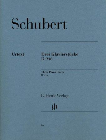 SCHUBERT:3 KLAVIERSTUCKE D946