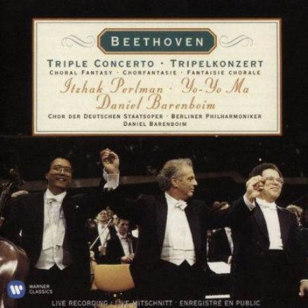 BEETHOVEN:TRIPLE CONCERTO,CHORAL FANTASY/PERLMAN,YO-YO MA,BARENBOIM