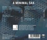 A MINIMAL SAX/GLASS,NYMAN,REICH,TORKE/SAXOPHONE QUARTET