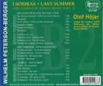 PETERSON-BERGER:LAST SUMMER PAINO MUSIC VOL.2