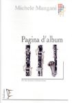 MANGANI:PAGINA D'ALBUM CLARINETTO  E PIANOFORTE