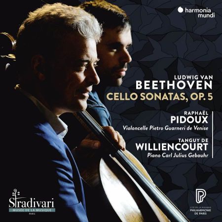 BEETHOVEN:CELLO SONATAS OP.5/PIDOUX