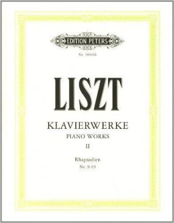 LISZT:PIANO WORKS 2 RHAPSODIEN 9-19