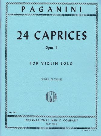 PAGANINI:24 CAPRICES OP.1 SOLO VIOLIN (FLESCH)