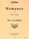 GAUBERT:ROMANCE POUR FLUTE ET PIANO