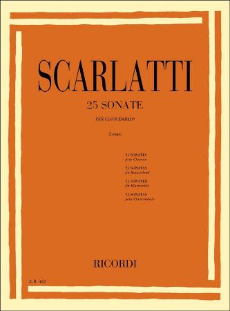 SCARLATTI:25 SONATAS PIANO