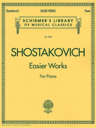 SHOSTAKOVICH:EASIER WORKS FOR PIANO