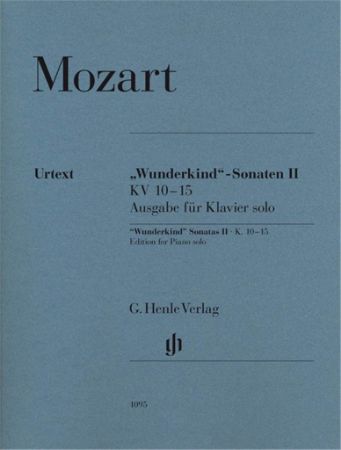 MOZART:"WUNDERKIND SONATEN" SONATEN 2/ KV 10-15 PIANO SOLO