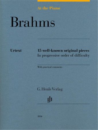 AT THE PIANO BRHAMS 15 WELL-KNOWN ORIGINAL PIECES