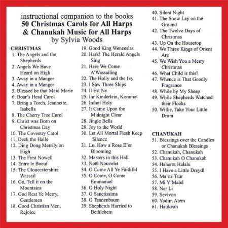 SYLVIA WOODS:50 CHRISTMAS CAROLS FOR ALL HARPS