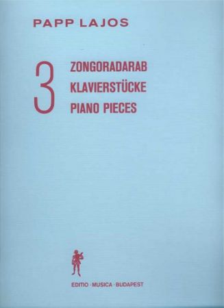 PAPP:THREE PIANO PIECES