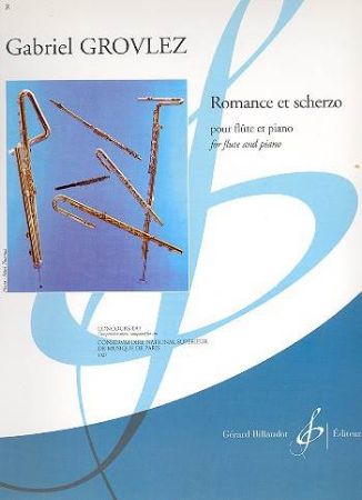 GROVLEZ G:ROMANCE ET SCHERZO,FLUTE AND PIANO