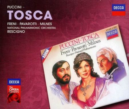 PUCCINI:TOSCA/FRENI,PAVAROTTI,MILNES/RESCIGNO 2CD