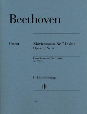 BEETHOVEN:PIANO SONATA NO.7 D-DUR  OP.10 NO.3 FOR PIANO