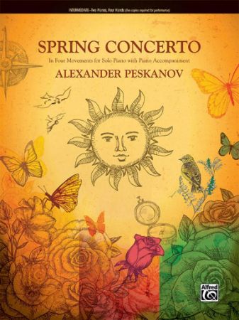 PESKANOV:SPRING CONCERTO FOR SOLO PIANO WITH PIANO ACCOMPANIMENT