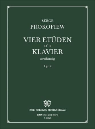 PROKOFIEW:VIER ETUDEN FUR KLAVIER OP.2