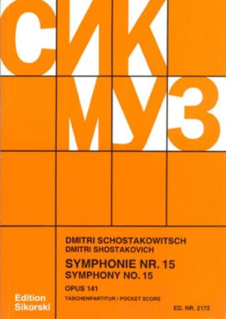 SHOSTAKOVICH:SYMPHONY NO.15 OP.141  STUDY SCORE