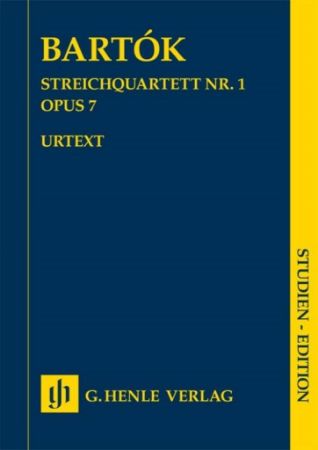 BARTOK:STREICHQUARTETT NR.1 OP.7 STUDY SCORE