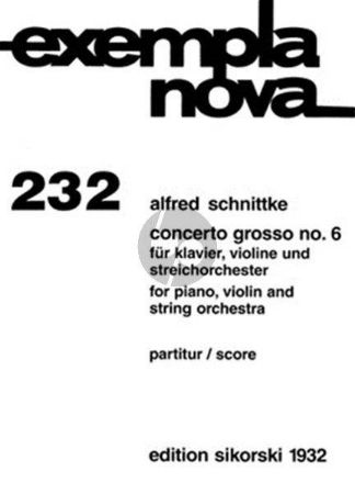 SCHNITTKE:CONCERTO GROSSO NO.6 STUDY SCORE