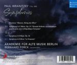 WRANITZKY:SYMPHONIES/AKADEMIE FUR ALTE MUSIK BERLIN 2CD