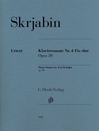 SKRJABIN:PIANO SONATA NO.4 OP.40 FIS-DUR