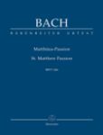 BACH J.S.:MATTHAUS-PASSION/ST.MATTHEW PASSION BWV 244  STUDY SCORE