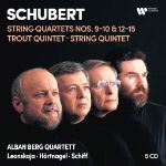 SCHUBERT:STRING QUARTETS NO.9-10 &12-15/ALAN BERG QUARTET 5CD