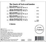 GIARDINI & BACH J.C.:KAMMERMUSIK THE COURTS OF TURIN AND LONDON