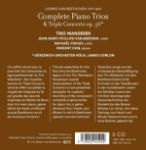 BEETHOVEN:COMPLETE PIANO TRIOS/TRIPLE CONCERTO OP.56/TRIO WANDERER 5CD