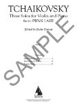 TCHAIKOVSKY:THREE SOLOS FOR VIOLIN AND PIANO FROM SWAN LAKE