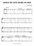 SIMPLE CHRISTMAS CAROLS EASY PIANO