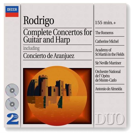 RODRIGO:COMPLETE CONCERTOS FOR GUITAR AND HARP  2CD