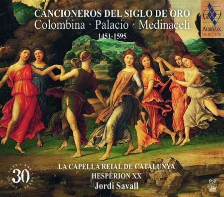 CANCIONEROS DEL SIGLO DE ORO/COLOMBINA-PALACIO-MEDINACELI 1451-1595/SAVALL 3CD