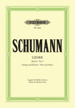 SCHUMANN:LIEDER MEDIUM VOICE VOL.1