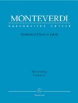 MONTEVERDI:IL RITORNO D'ULISSE IN PATRIA VOCAL SCORE