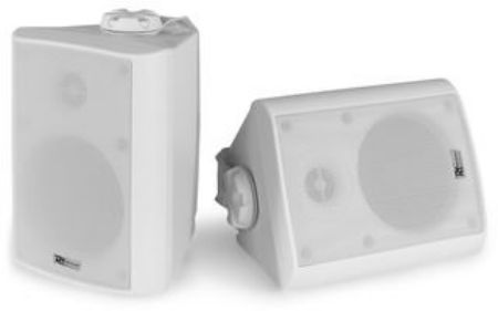VONYX BC40V White Speaker Pair 100V 8 Ohm 4" 100W - IPX5
